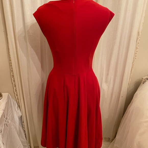 Women’s red MUXXN dress size L, retro style - Picture 4 of 8